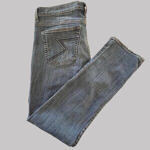Rock & Republic Jeans Womens 14 M Blue Berlin Straight‎ Skinny Med Wash